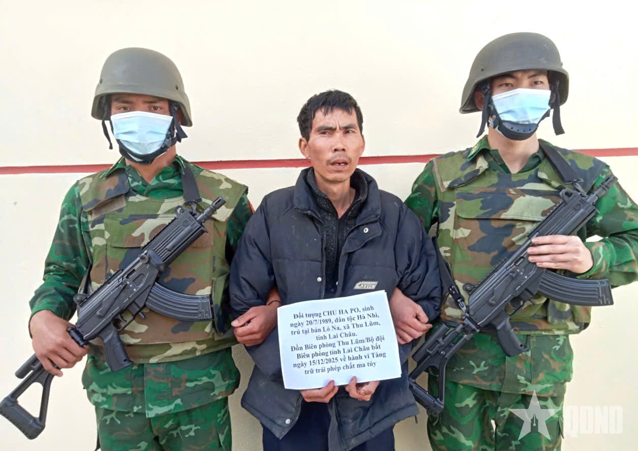 Đồn Biên phòng Thu Lũm (Bộ đội Biên phòng tỉnh Lai Châu) khởi tố vụ án buôn bán ma túy